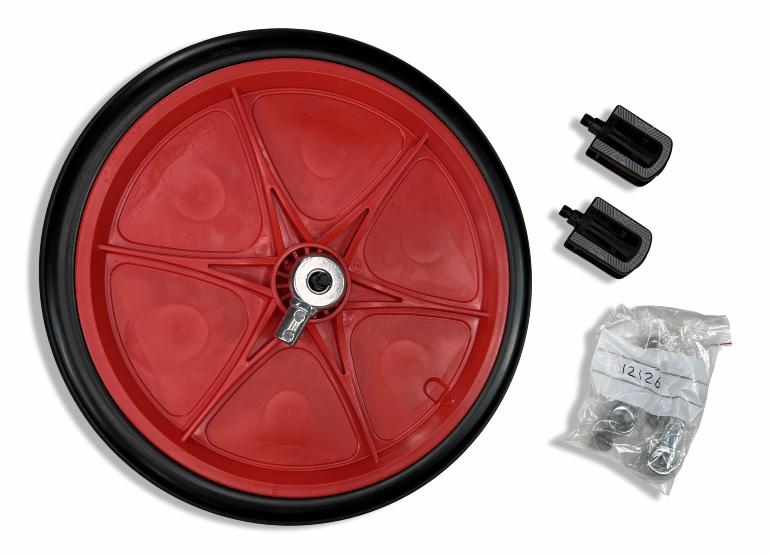 Front wheel red for 486.20+pedal arm