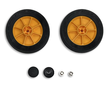 Rear wheels yellow/black V2.0