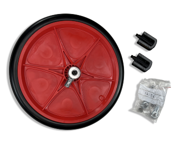 Front wheel red for 486.20+pedal arm